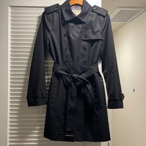 Banana Republic Black Trench Coat